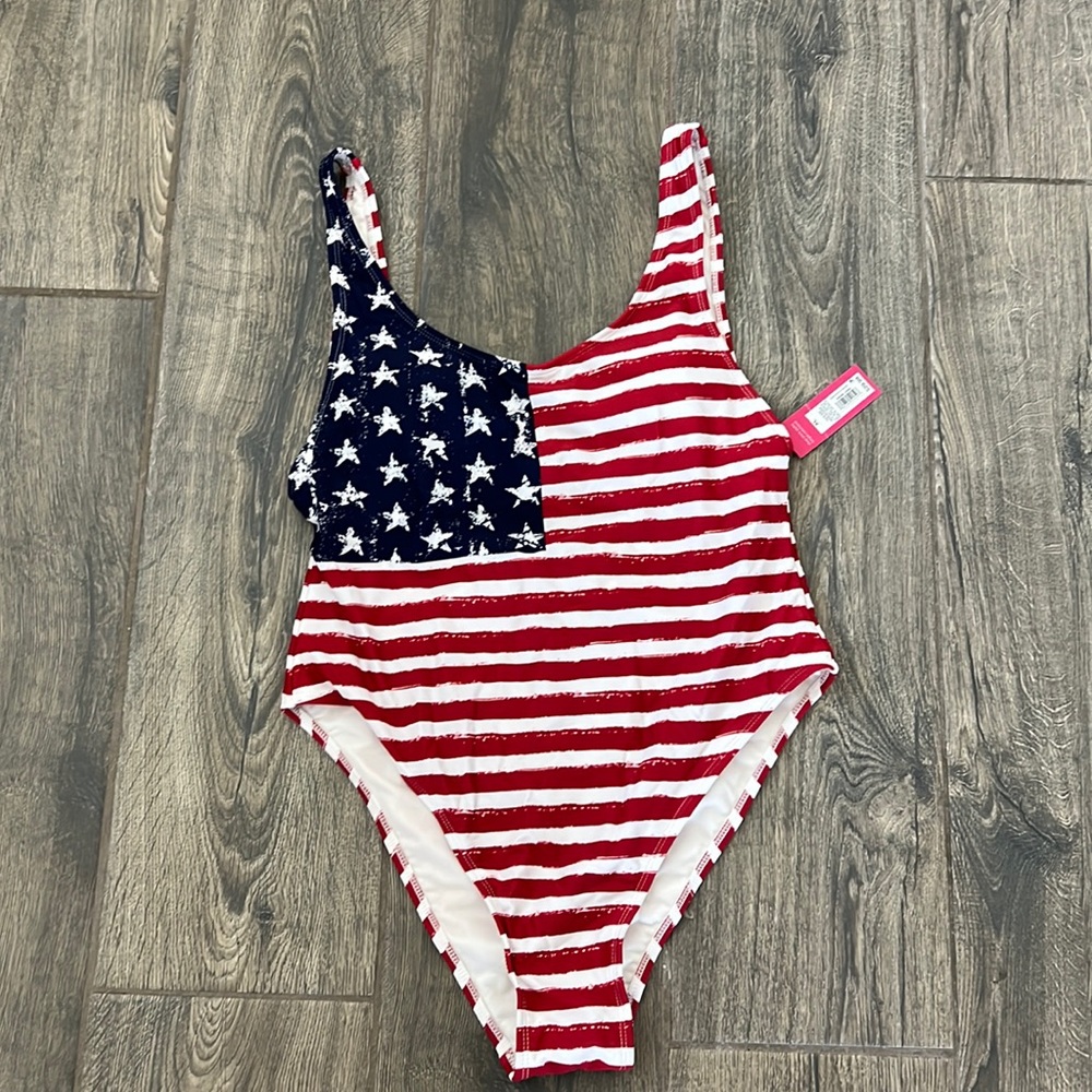 Flag swim suit